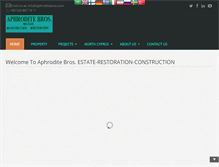 Tablet Screenshot of aphroditebros.com